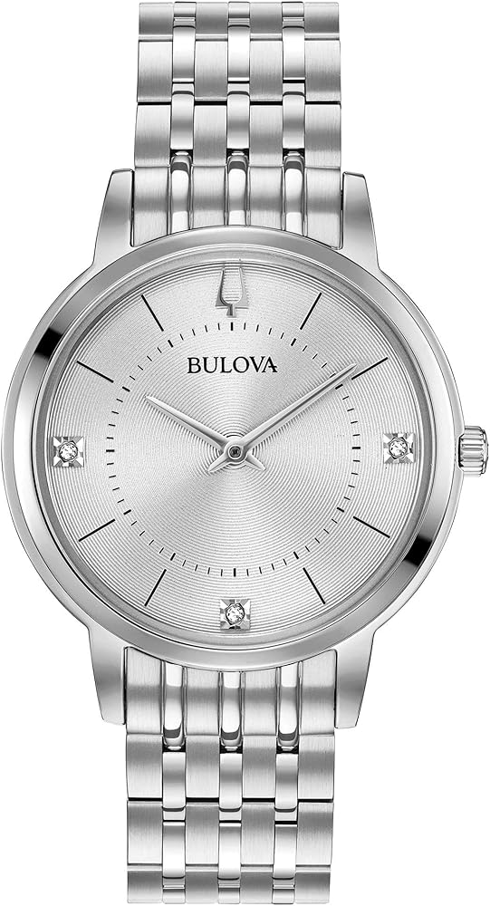 BULOVA レディースクォーツ腕時計/ダイヤモンド使用 BULOVA レディースクォーツ腕時計/ダイヤモンド使用